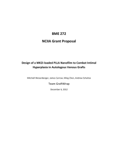 BME 272 NCIIA Grant Proposal Design of a MK2i