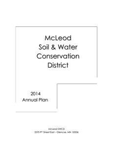 MCLEOD SOIL AND WATER CONSERVATION DISTRICT