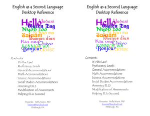 English as a Second Language - Lower Dauphin School District