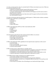 Sample Test Questions 2