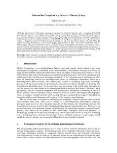 A Combined Taxonomic and Frame-based Approach to