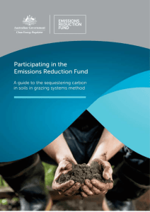 A guide to the sequestering carbon in soils in grazing systems method