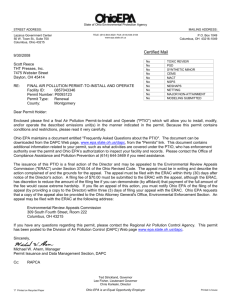 C. Emissions Unit Terms and Conditions