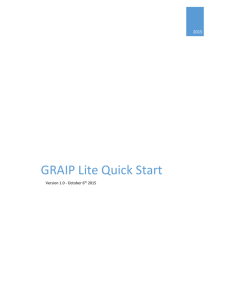 GRAIP Lite User Manual