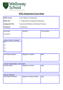 Unit 4 - Assignment 2 v1 Trig Methods & Standard