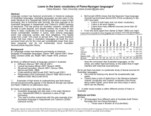LSA2011LoansHandout - Historical and Pama