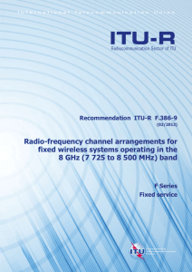 RECOMMENDATION ITU-R F.386-9 - Radio