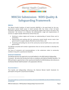 NDIS-Quality-and-Safeguarding-MHCSA-Submission