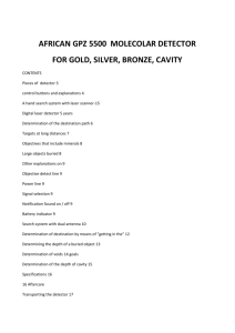 african gpz 5500 molecolar detector for gold, silver, bronze, cavity