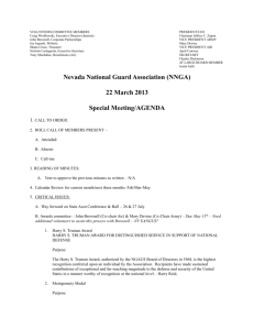 2013-02-11 agenda - Nevada National Guard Association