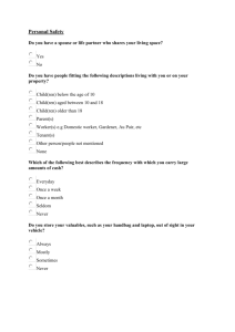 Safety score questions complete