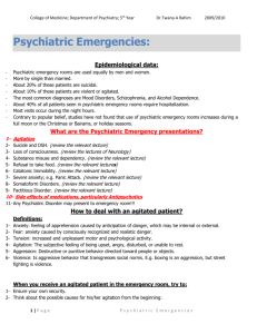 Psychiatric Emergencies - HMU College of Medicine > Home