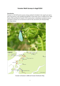 Forester Surveys in Argyll 2014