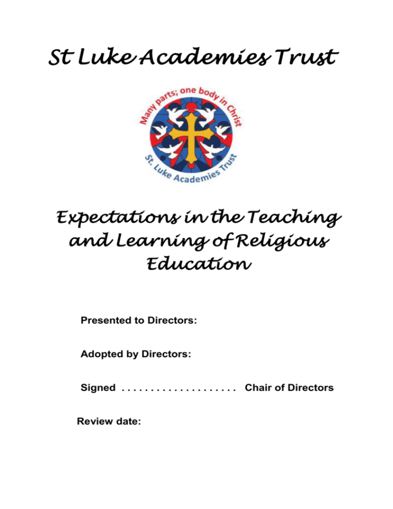 106 15l Religious Education Guidelines