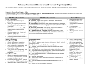 HZB4U Comparison Chart - Ontario Philosophy Teachers` Association