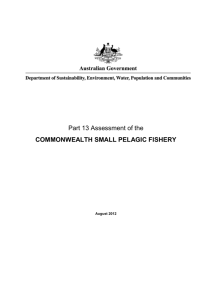 Part 13 Assessment of the Commonwealth Small Pelagic Fishery