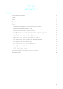 2015-16 Mid-Year Report - Department of Treasury and Finance