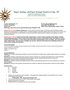 Systematics Syllabus - Deer Valley Unified School District