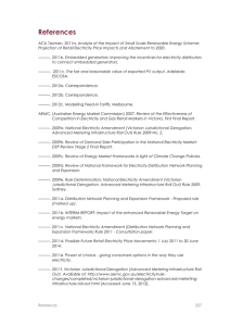 References - Victorian Competition and Efficiency Commission