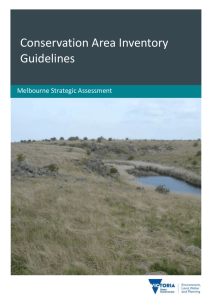 Conservation Area Inventory Guidelines