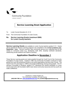 Application - Word - Community Foundation Lorain County