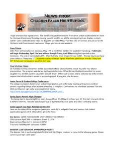 News and Notes 4.24.14 - Chagrin Falls Exempted Village Schools