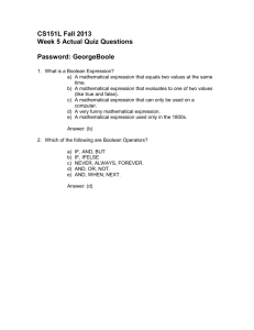 CS151L Fall 2013 Week 5 Actual Quiz Questions Password
