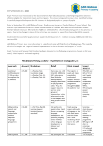 PUPIL PREMIUM 2014-2015 - Ark Dickens Primary Academy