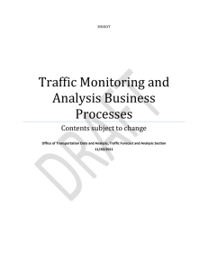 Traffic Monitoring and Analysis Business Processes