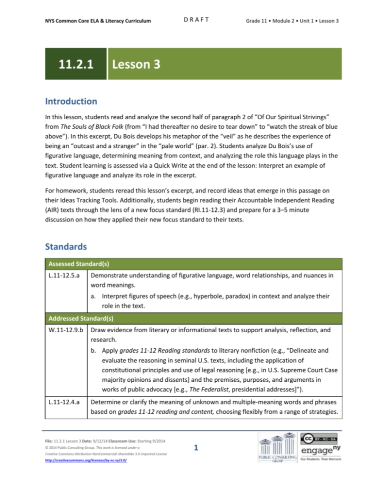 Lesson Agenda Overview