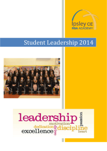 Student Leadership 2014