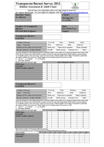 Transparent Burnet Surveys in Argyll 2012 Recording Form