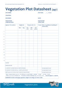 Blank_Vegetation Plot Datasheet