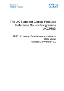 Drug Dictionary - NHS Business Services Authority