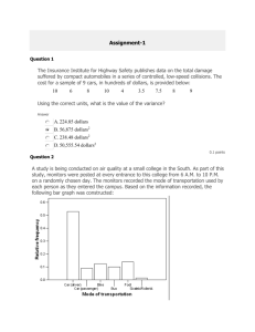 Assignment 1 - Department of Mathematics & Statistics | McMaster
