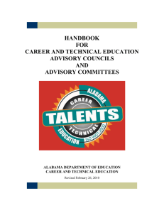 career and technical education advisory councils