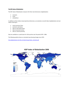 The KOF Index of Globalization
