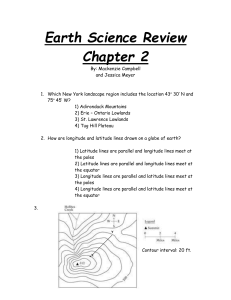 Earth Science Review Chapter 2