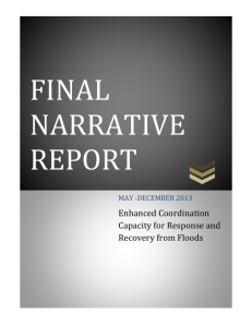 FINAL NARRATIVE REPORT
