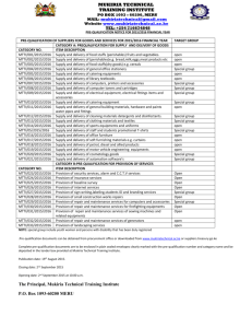 Word Doc - Mukiria Technical Training Institute