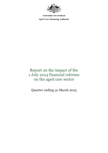 Quarter ending 31 March 2015 - Department of Social Services