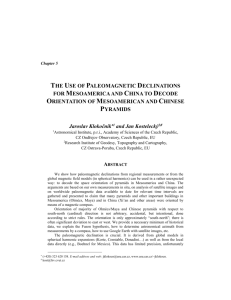 The Use of Paleomagnetic Declinations