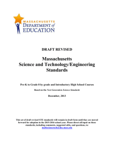 MA Draft Revised STE Standards Foundation Boxes Dec 2013