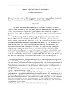 Duncan, Nigel, Editorial, 41 The Law Teacher: The Int`l Scholarly J