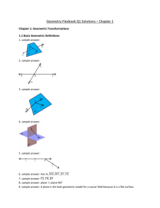 Geometry Flexbook Answers