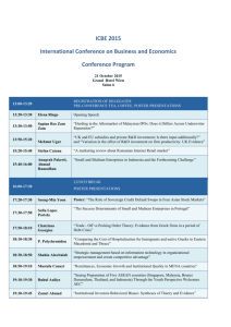 Conference program - ICBE 2016 International Conference on