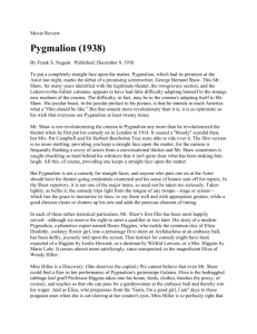 Pygmalion review from 1938