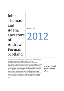 John, Thomas, and Adam, ancestors of Andrew