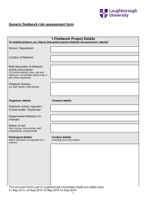 Generic Fieldwork Risk Assessment Form