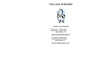 MAP PAGE - The Village Surgery